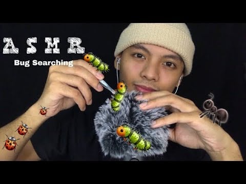 ASMR Bug Searching w/ Mouth Sounds