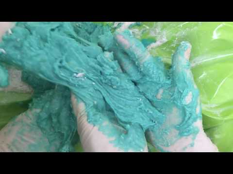 LATEX GLOVES 🖖🏼🖐🏽 ❤️   FOUR  HANDS IN MESSY GLOVES 🖖🏿✌🏾 [[ ASMR ]]