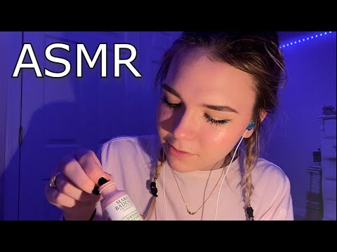 ASMR Big Sister Helps You with Skincare :)