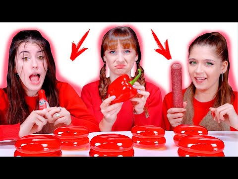 🍬 Ultimate Asmr Candy Race: RED, Green Jelly Shooters Vs. Sweet Gummy | Compilation