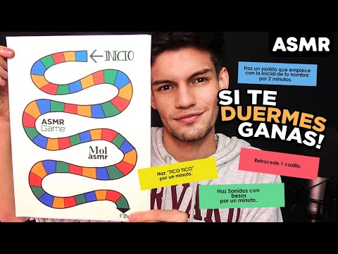 ASMR PARA DORMIR con el PRIMER JUEGO DE MESA ASMR - Si te Duermes GANAS - ASMR Español - Mol ASMR