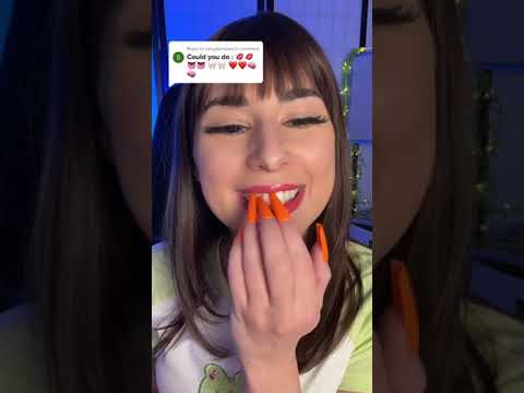 ASMR SPICY EMOJI CHALLENGE 💋👅🦷❤️🧠 #asmr #shorts ASMR TIKTOK FOR SLEEP