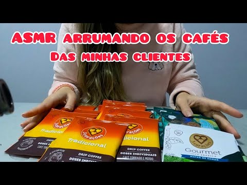 ASMR CASEIRO arrumando potinho de café do salão #asmr #asmrcaseiro