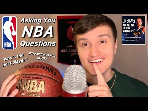 [ASMR] Asking You NBA GM Questions 🏀 (2025 NBA GM survey review)