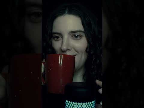 When the coffee you make for your character is too good ☕ #asmr #asmrcommunity #horror #asmrhorror