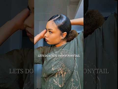 sleek ponytail #hair #sleekponytail #blackgirlmagic  #blacktiktok #explore #shortcurly