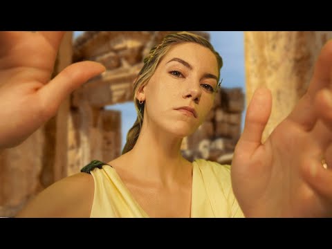 ASMR 🏺 Greek Goddess Hera Aids Your Quest... Against Zeus | Soft Spoken, Face Adjusting, Mythology