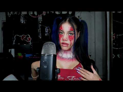 Asmr shirt scratching halloween version
