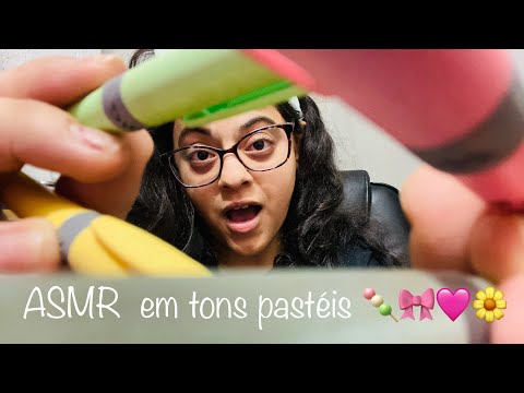 ASMR - TONS PASTÉIS NA CAMERA