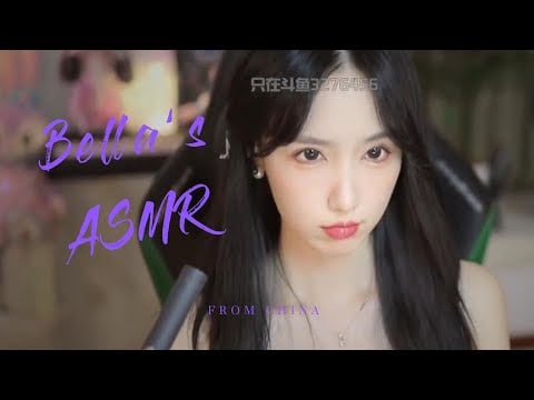 【贝拉小姐姐 ASMR】果冻，口水画，颅内高潮