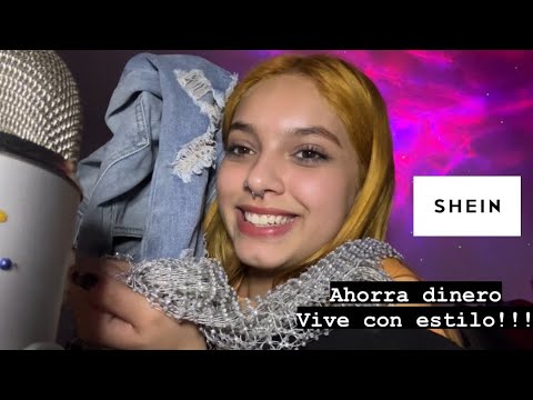 ASMR HAUL DE SHEIN| SCRATCHING EN LA TELA Y MODELANDO| SOFIWI