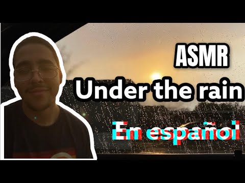 ASMR | En español  [ Fast & Aggressive handSounds under the rain ]
