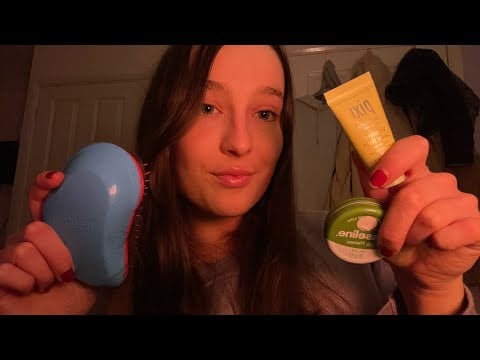 *fast ASMR* getting ready for bed💤 (lid sounds, mouth sounds, tapping)