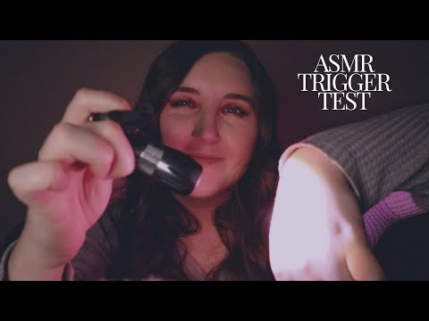 ASMR Trigger Test ⚠ flashing lights ⚠