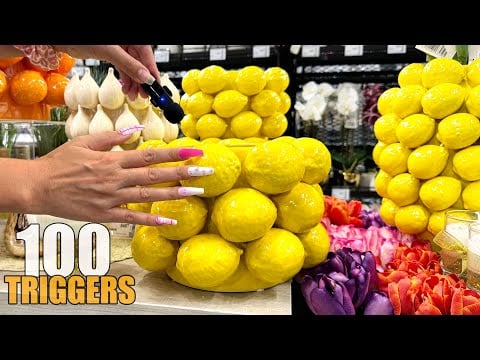 ASMR 100 Triggers in 10 minutes at the MALL 😴 100%  Sleep