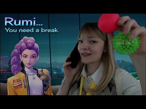 ASMR 🦸 Personal Assistant forces you to relax 💆🏻‍♀️ Kpop Demon Hunters, Rumi POV