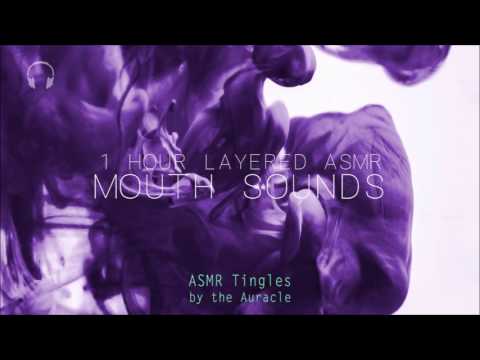 1 hour Multi-layered [ASMR] ★ Ear Munching Mouth sounds ★ [binaural] [wet mouth sounds]