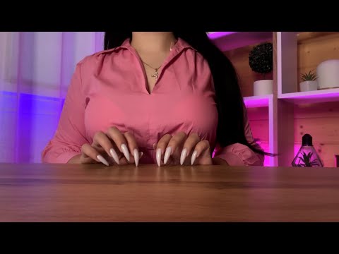 LOFI ASMR ✨ table tapping & scratching & nail sounds I fast not aggressive (brain melting)