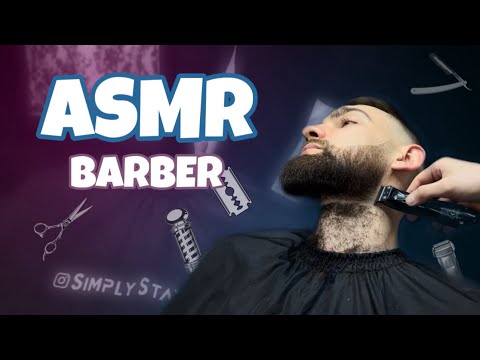 The Best Beard Trim and the Perfect Haircut | ASMR BARBER