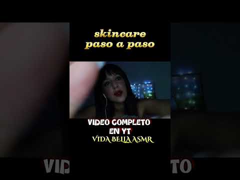 #asmrskincare #asmr #visualtingle #relax #asmrsounds #vidabellaasmr