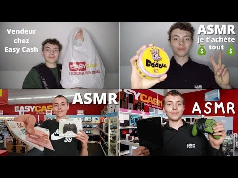 ASMR FR: Mes Roleplay EasyCash en une vidéo