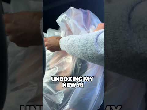 Unboxing the most realistic ai robot ever. #ai #airobot  #viral