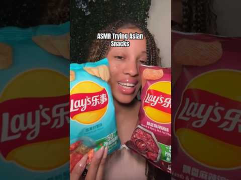 ASMR Trying Asian Snacks #asmr