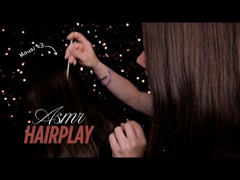 Sanftes ASMR HAIR PLAY zum Entspannen 👼🤍🪮