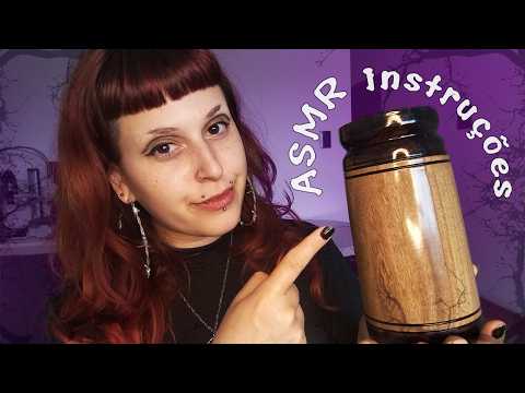 ASMR ⟢ Siga minhas instruções de olhos TOTALMENTE fechados
