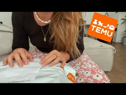 ASMR ✨ - temu haul and unboxing | very tingly ⚠️