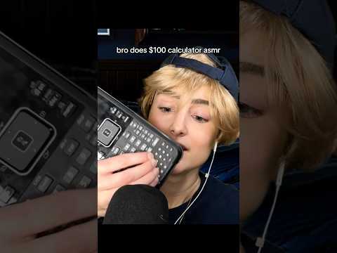 asmr calculator #asmr #asmrtapping