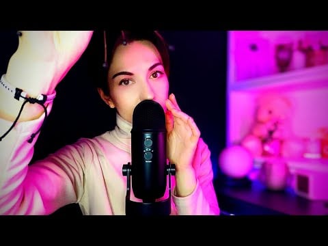 АСМР для сна💜Просто близкий шёпот с ушка на ушко🖤ASMR for sleep🌙Just a close whisper from ear to ear