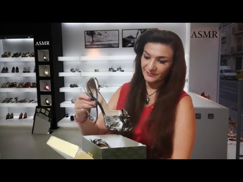 ASMR ROLE PLAY VENDEDORA DE ZAPATOS / EN ESPAÑOL