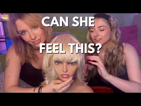ASMR Testing Her Sensitivity 😳 (Tickle Experiment)