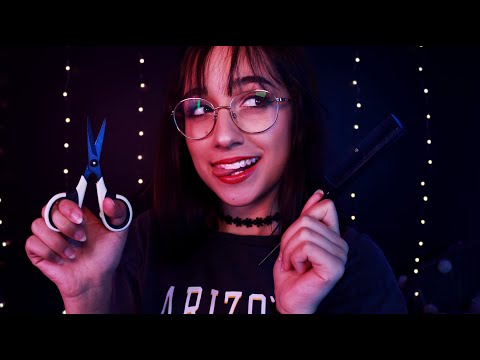 ASMR | Your Best Friend cuts your hair and trims your beard | Roleplay