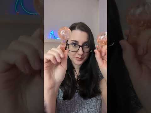 ASMR ~ Golden Glittery Water Globes (CV Rachel)