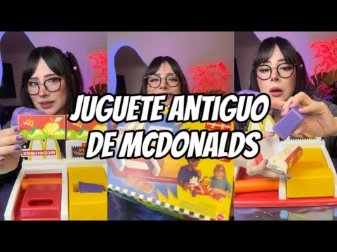 Versión larga - Abriendo juguete de McDonalds súper antiguo #asmr #vintage #toys