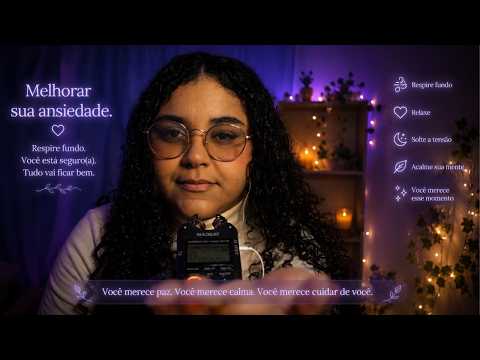 ASMR l SONS DE BOCA l GATILHOS DELICADO PRA AJUDAR NA SUA ANSIEDADE