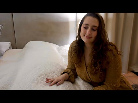 ASMR (soft spoken) full body massage ☁️ pillow massage roleplay 🤍