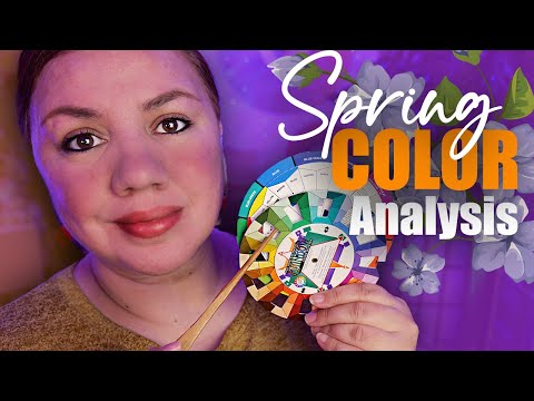 ASMR Ultimate Color Analysis For SPRING 🌸 Pastel Makeup Roleplay