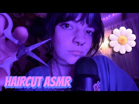 ASMR Haircut Role-play (mouth sounds, personal attention) 