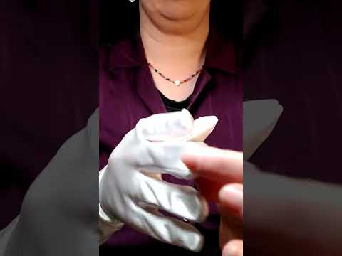 Gloves OFF #asmrlikeasandbox #notalkingasmr #satin #gloves #asmr
