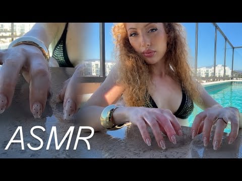 Pool Tapping ASMR (no talking, lofi, fast and agressive)
