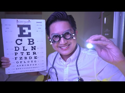 [ASMR] Detailed Eye Exam & Colour Vision Test | Doctor Roleplay👀👨🏻‍⚕️