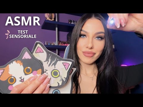 ASMR - TEST REAZIONE SENSORIALE + SEGUI LE MIE ISTRUZIONI