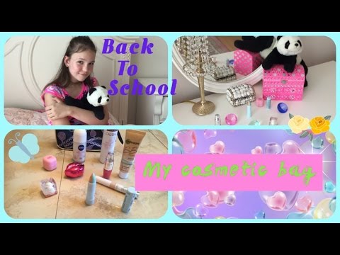 Back to school/my cosmetic bag-teenage girl essentials