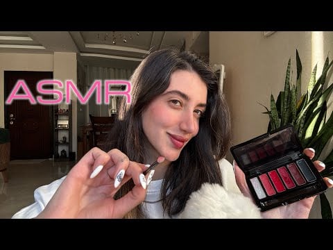ASMR/ makeup & spit painting 🩷