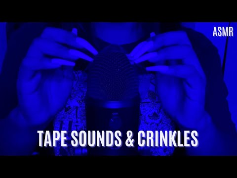 ASMR Crinkles & Tape Sounds (No Talking)