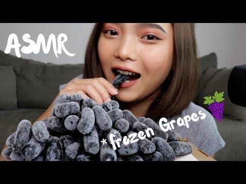 ASMR FROZEN GRAPES (Eating Sounds)🍇| Hanna ASMR