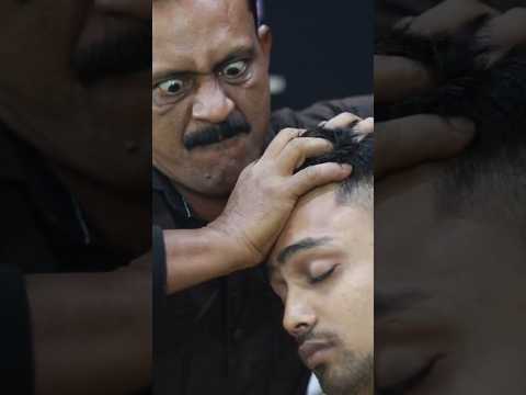 When the head massage hits your soul #shorts #asmr #neckcracking